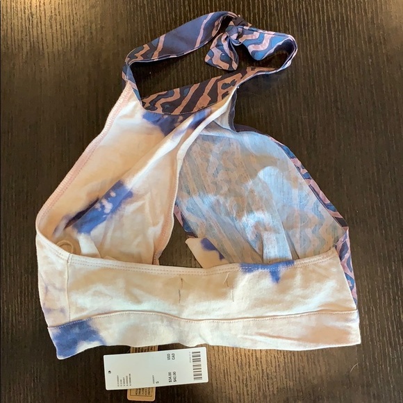 NWT Urban Outfitters Tie-Front Cropped Halter Top - Picture 6 of 9